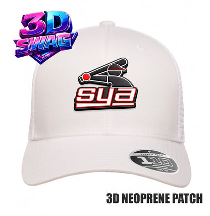 SYA - 3D PATCH TEAM HATS - Flexfit 110M Mesh Hat