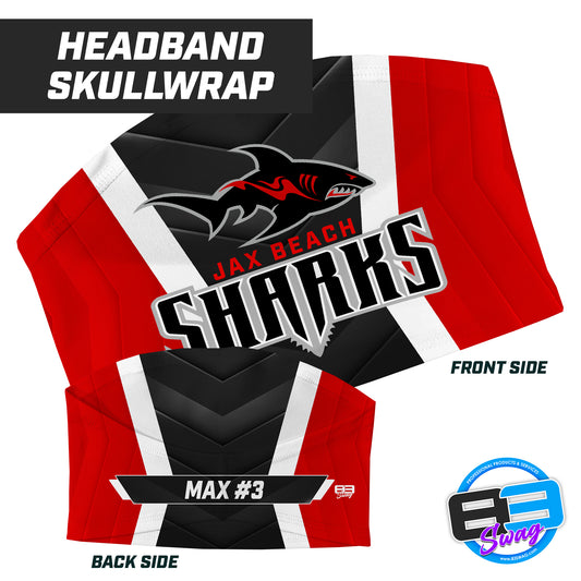Jax Beach Sharks Football - Headband Skull Wrap