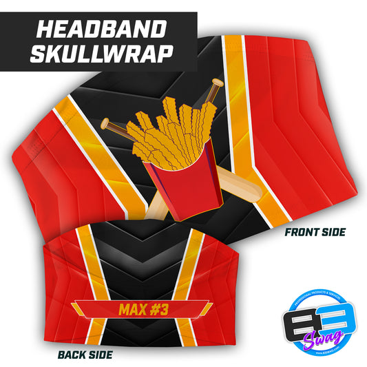 Team Rally Fries Baseball - Headband Skull Wrap