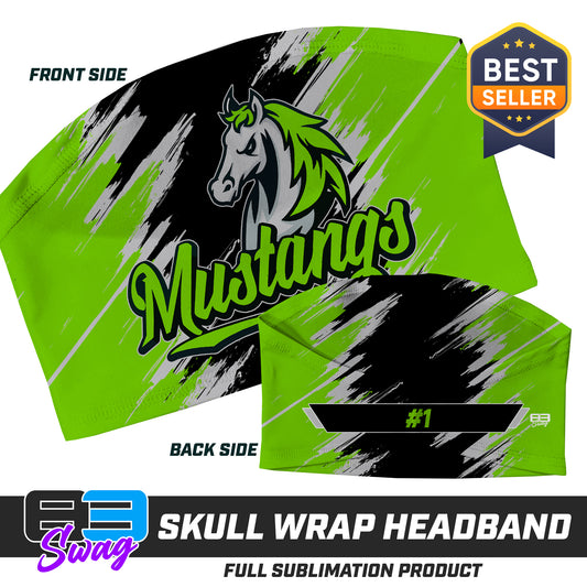 Headband Skull Wrap - Mustangs