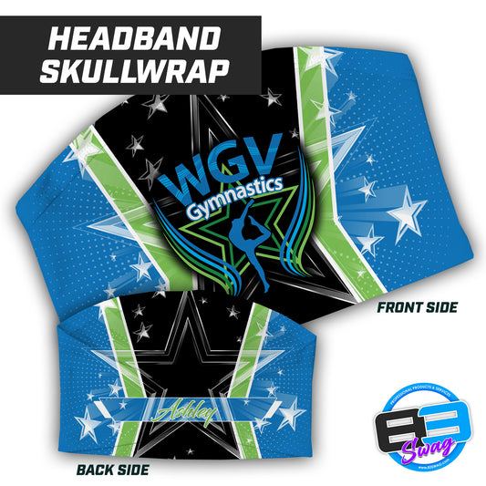 WGV Gymnastics BLACK - Headband Skull Wrap