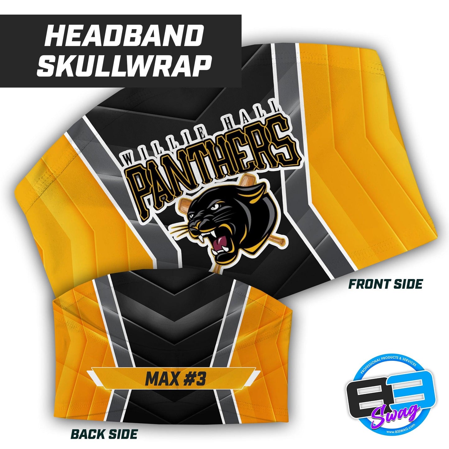 Willie Hall Panthers Baseball - Headband Skull Wrap