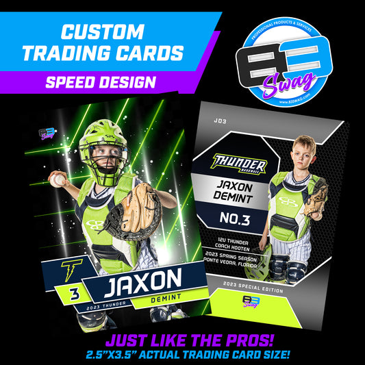 Speed Design - Custom Player Trading Cards