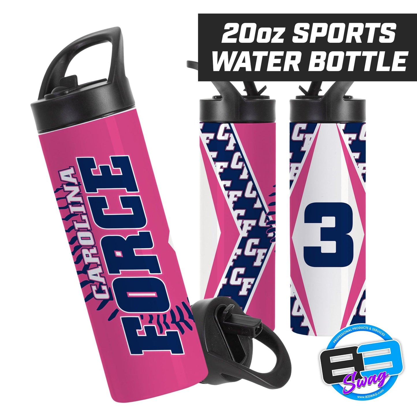 Carolina Force Softball - 20oz Sports Tumbler - 83Swag