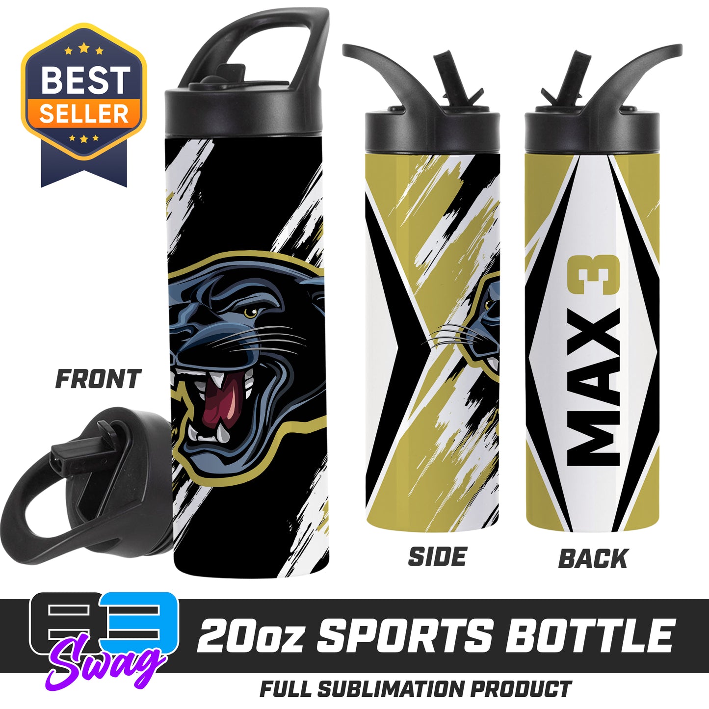 20oz Sports Tumbler - Parkway High School Panthers