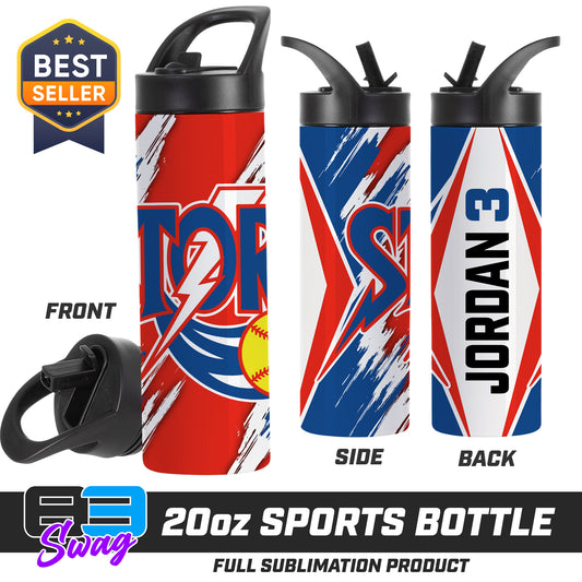 20oz Sports Tumbler - Sun City Storm Softball