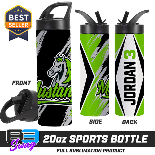 20oz Sports Tumbler - Mustangs