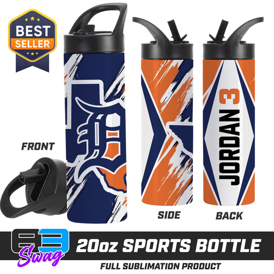 20oz Sports Tumbler - Dallas Tigers Baseball