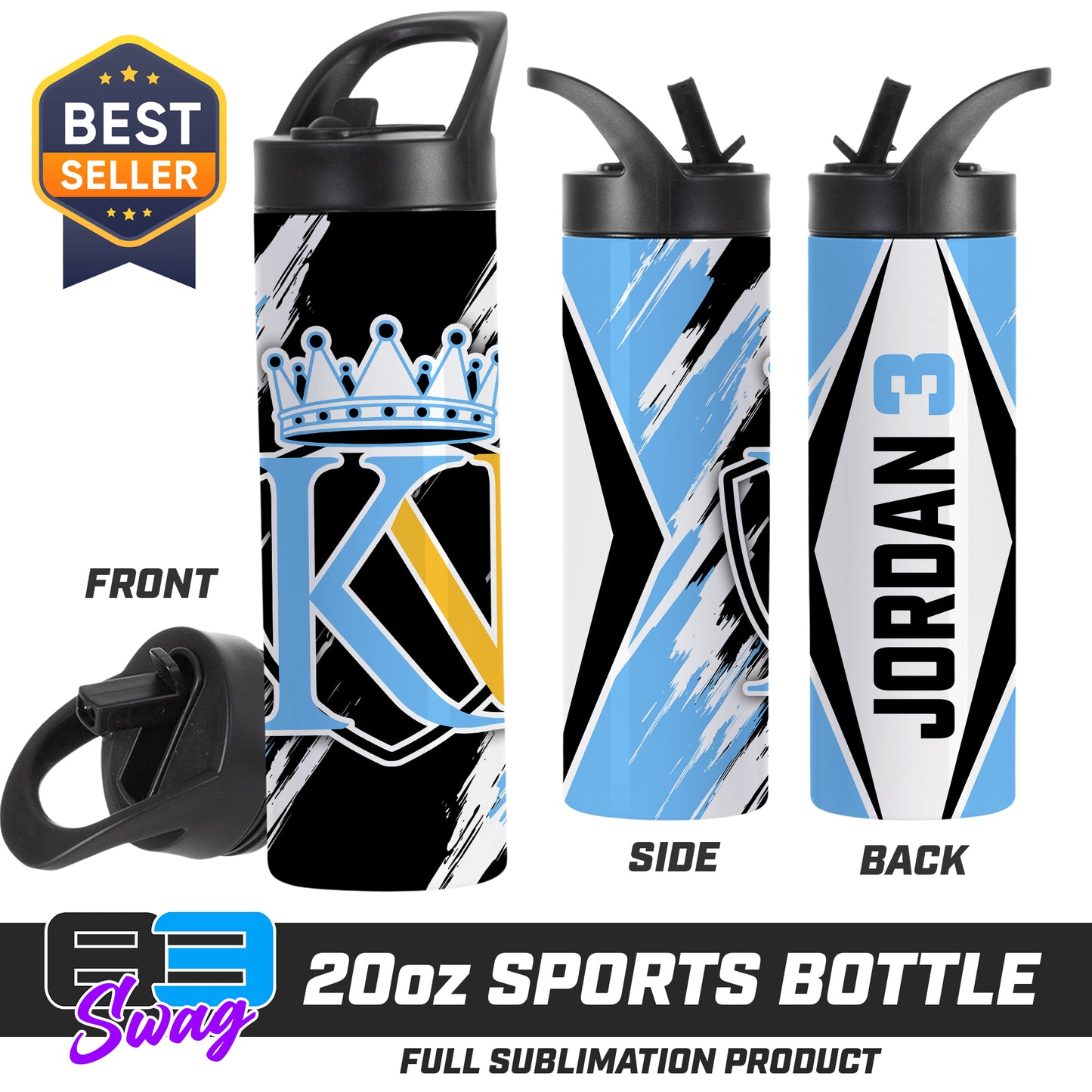 20oz Sports Tumbler - Kingdom Nation Baseball