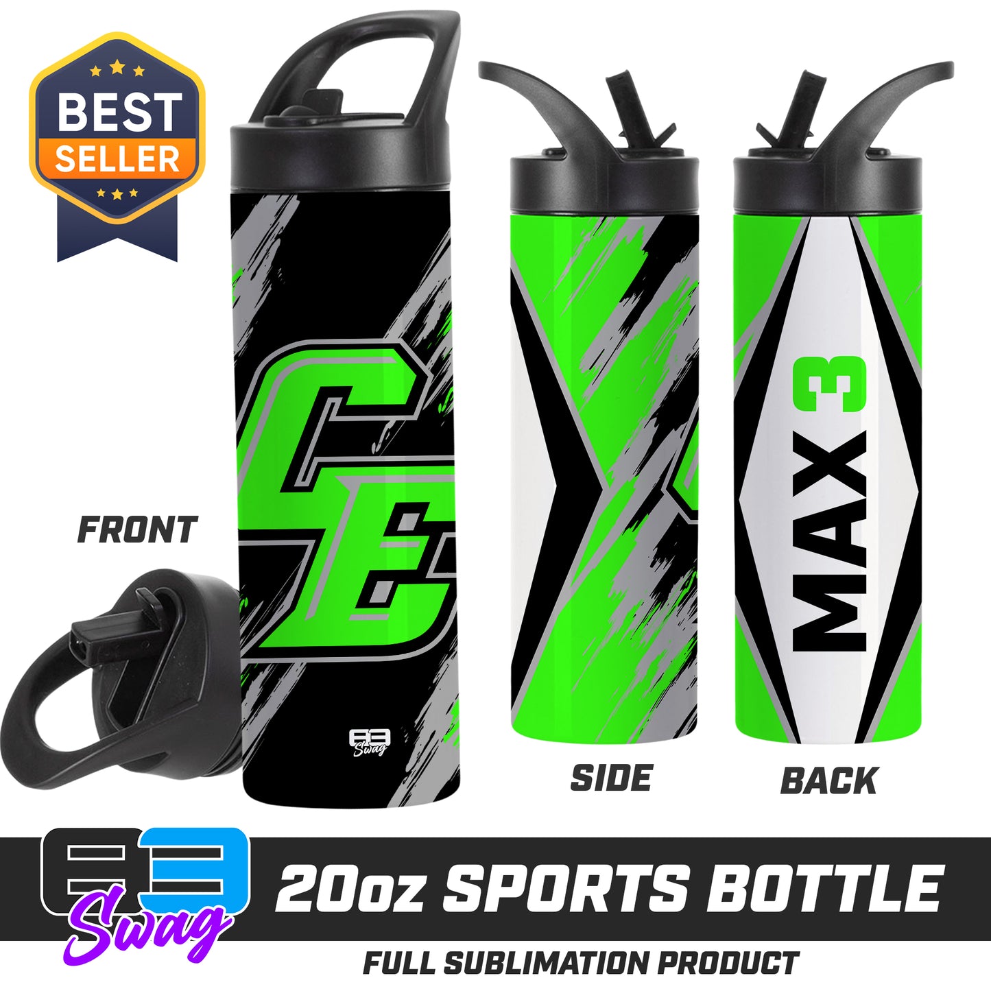 20oz Sports Tumbler - Cherokee Elite Baseball