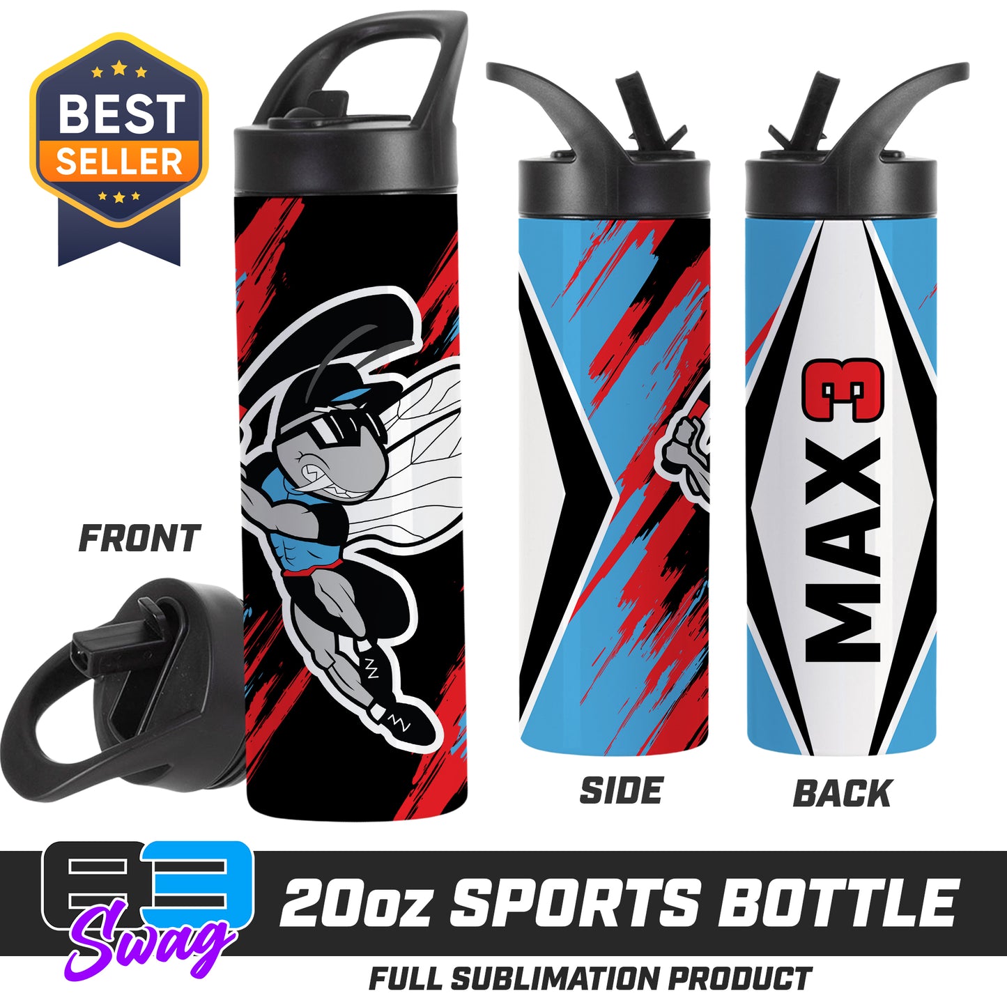 20oz Sports Tumbler - NBC Gnats Baseball