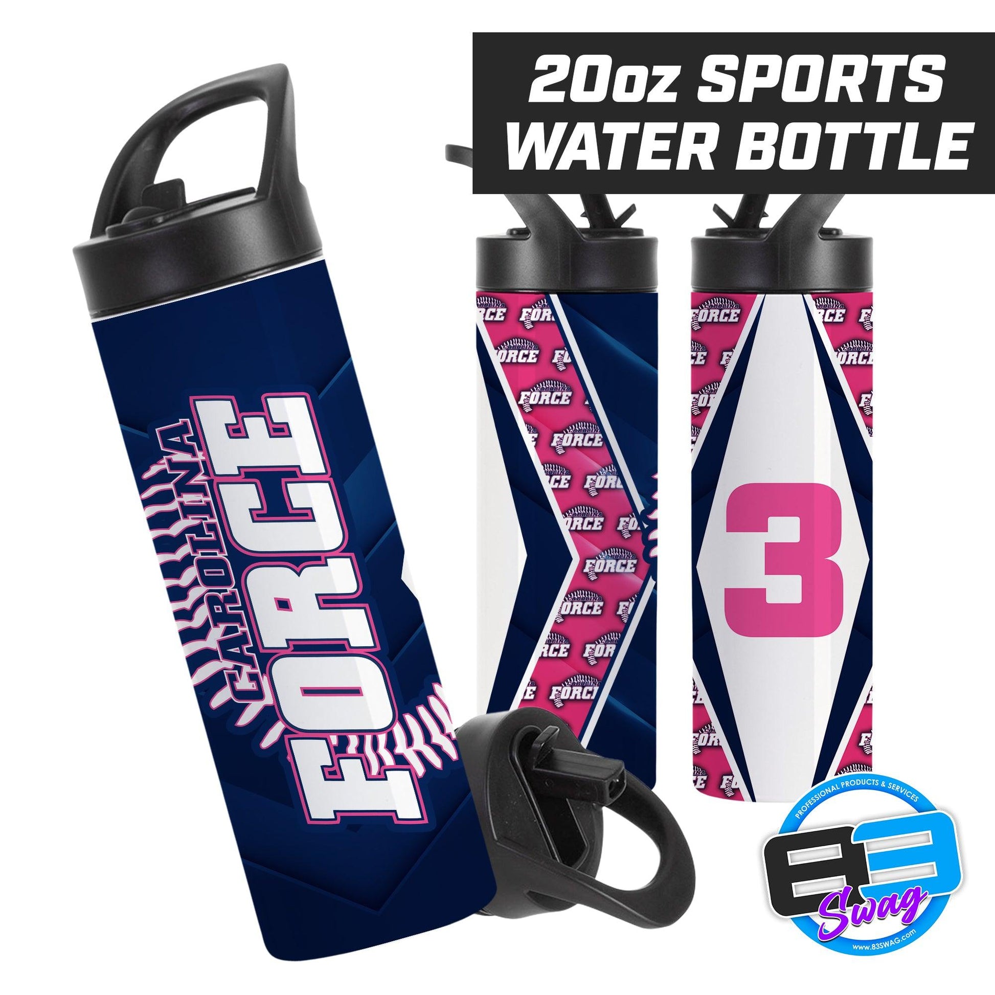 Carolina Force Softball - 20oz Sports Tumbler - 83Swag