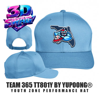 BLUECLAWS- Team 365 TT801Y Youth Yupoong® Zone Performance Cap