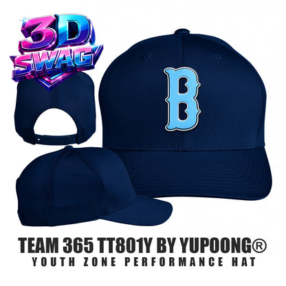 BLUECLAWS- Team 365 TT801Y Youth Yupoong® Zone Performance Cap