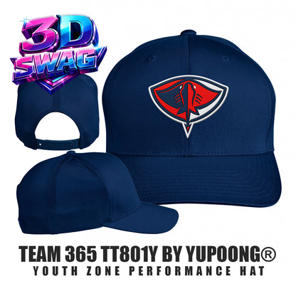 Pasco Stingers Baseball - Team 365 TT801Y Youth Yupoong® Zone Performance Cap