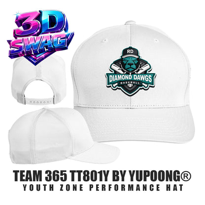 DIAMOND DAWGS - Team 365 TT801Y Youth Yupoong® Zone Performance Cap