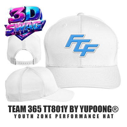 FCF Flight Baseball Blue - Team 365 TT801Y Youth Yupoong® Zone Performance Cap