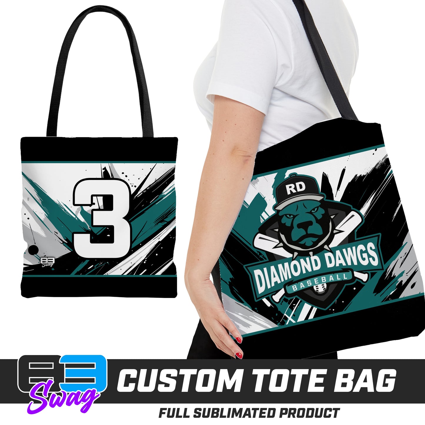 Large Tote Bag - Diamond Dawgs V.2016