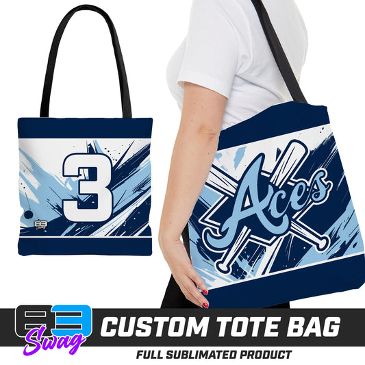 Large Tote Bag - Aces Baseball