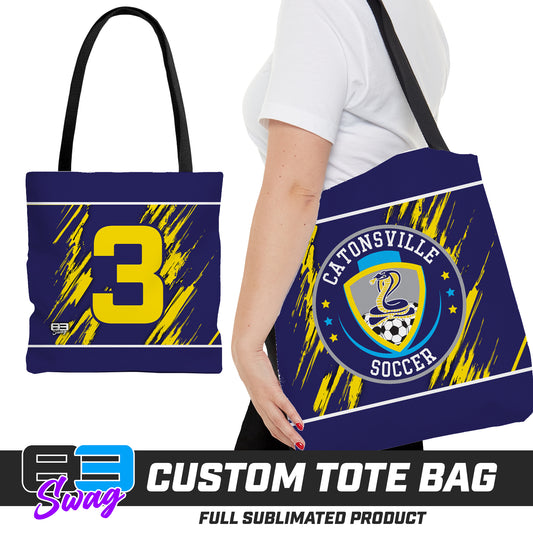 Large Tote Bag - Catonsville Cobras Soccer