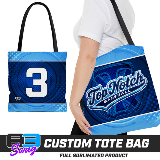 CUSTOM - Large Tote Bag - Top Notch Baseball