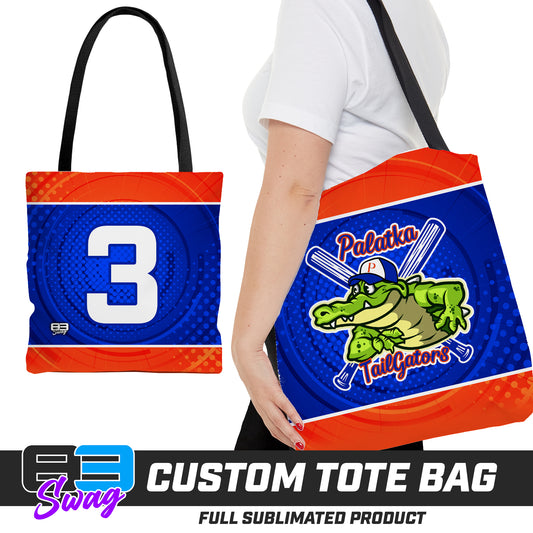 CUSTOM - Large Tote Bag - Palatka TailGators Baseball