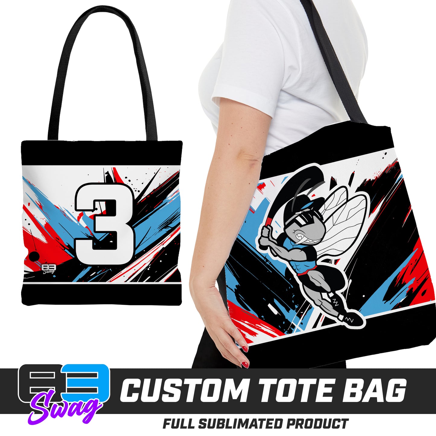 Large Tote Bag - NBC Gnats Baseball 2026 VERSION