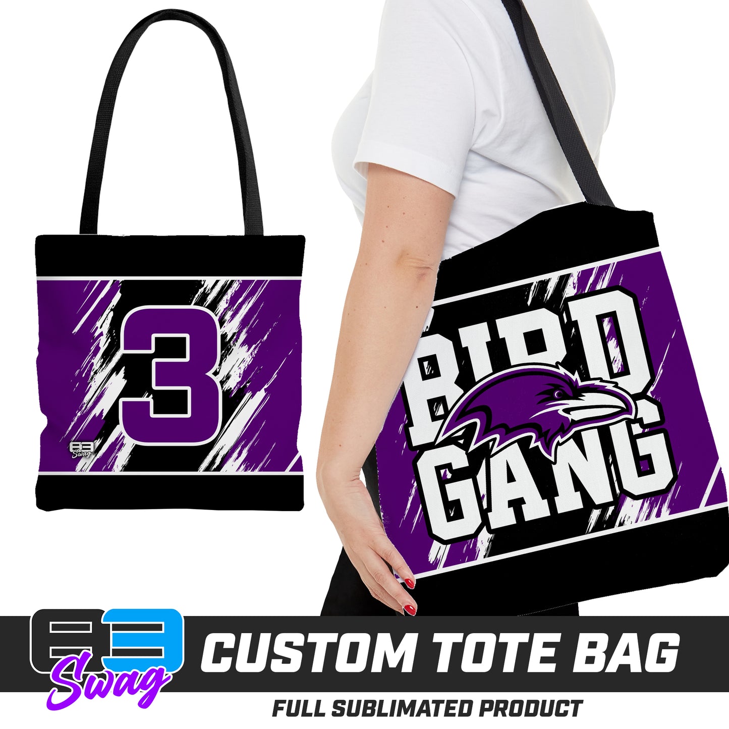 Large Tote Bag - Joliet Ravens Football