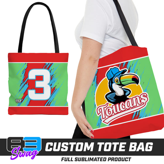 Large Tote Bag - Toucans Baseball LV