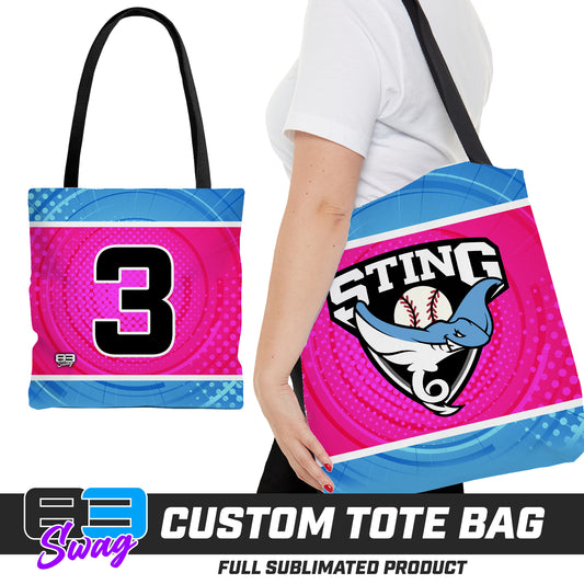 CUSTOM - Large Tote Bag - Southwest Sting Baseball
