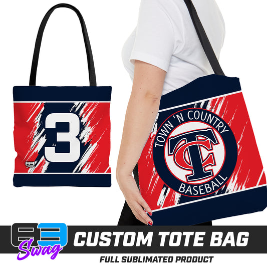 Large Tote Bag - Town N Country Baseball