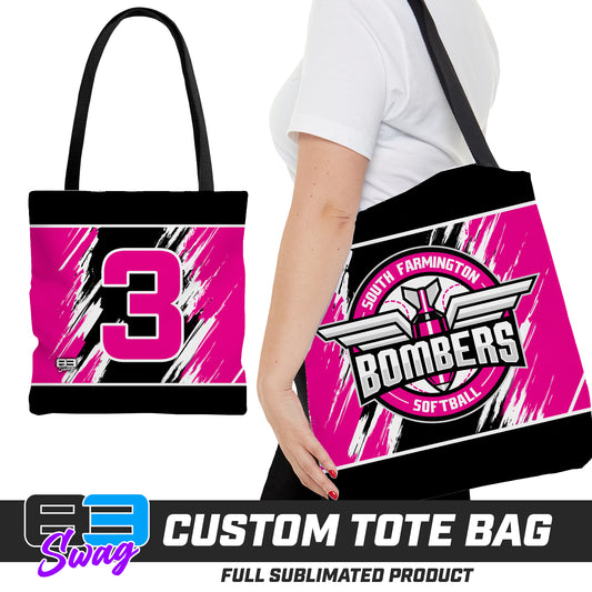 Large Tote Bag - South Farmington Bombers Softball