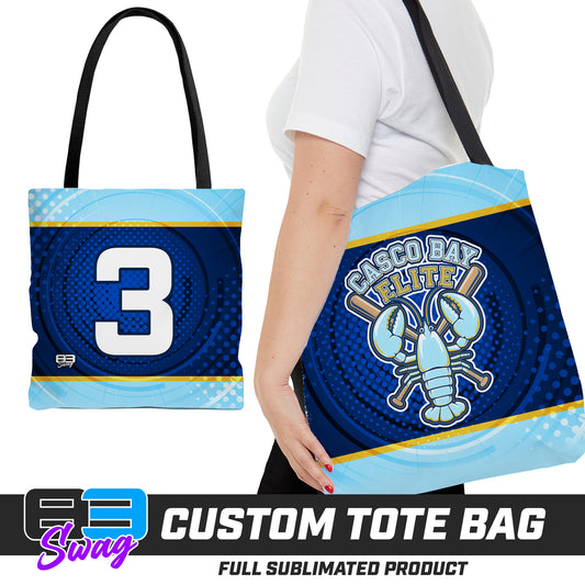 CUSTOM - Large Tote Bag - Casco Bay Elite Baseball