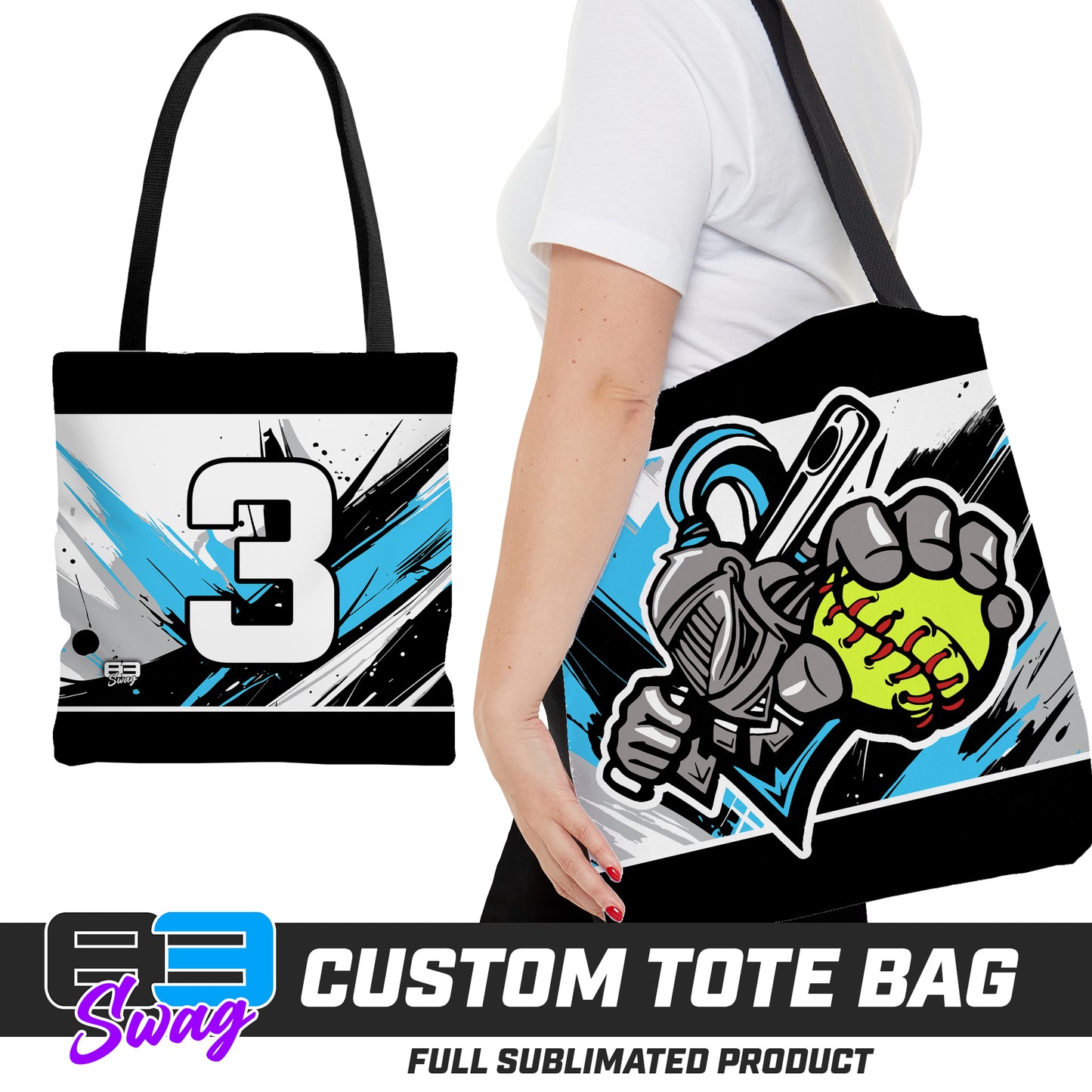 Large Tote Bag - Knights Softball