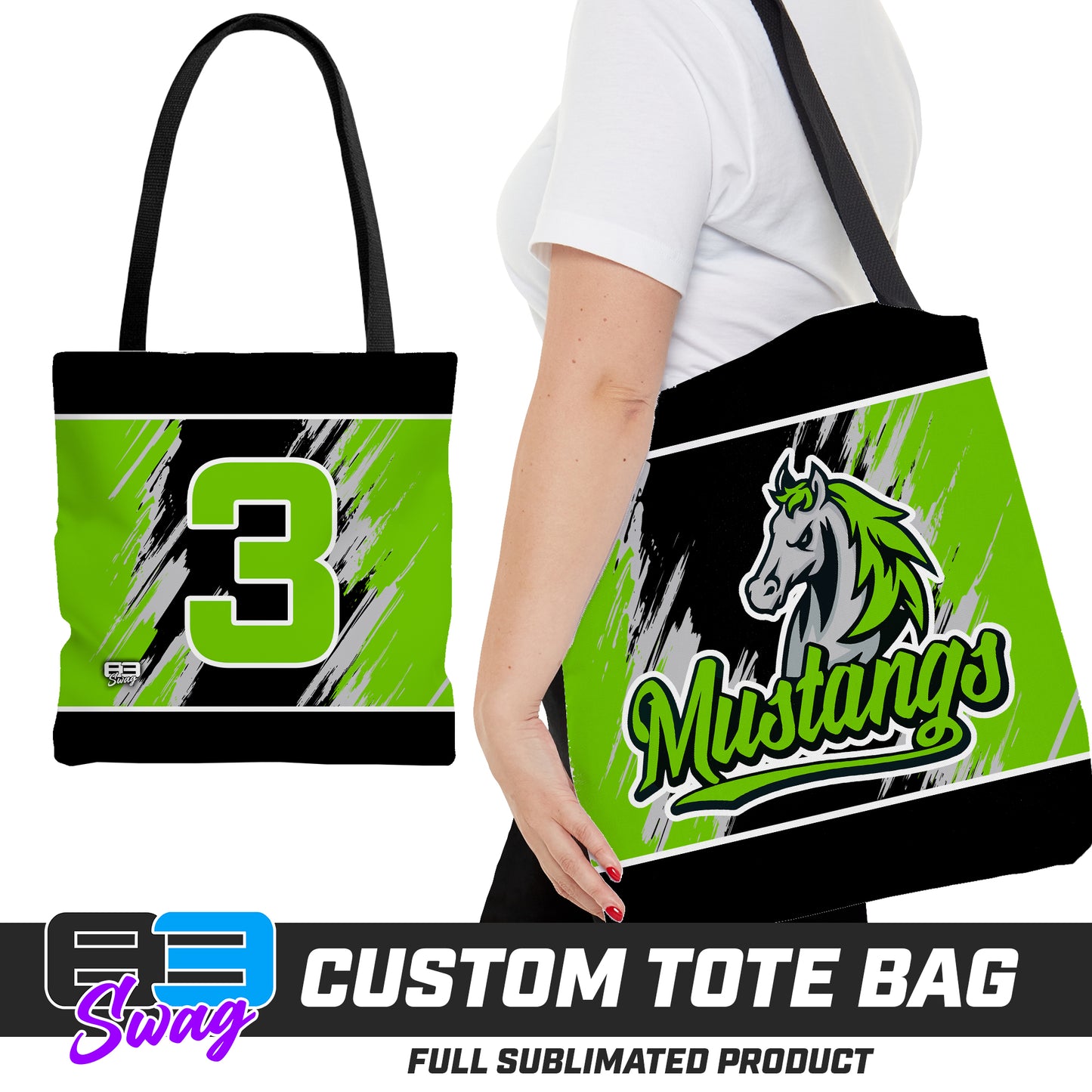 Large Tote Bag - Mustangs