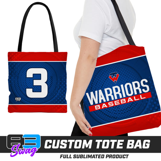 CUSTOM - Large Tote Bag - Tampa Warriors Baseball