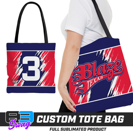 Large Tote Bag - Texas Blaze Softball