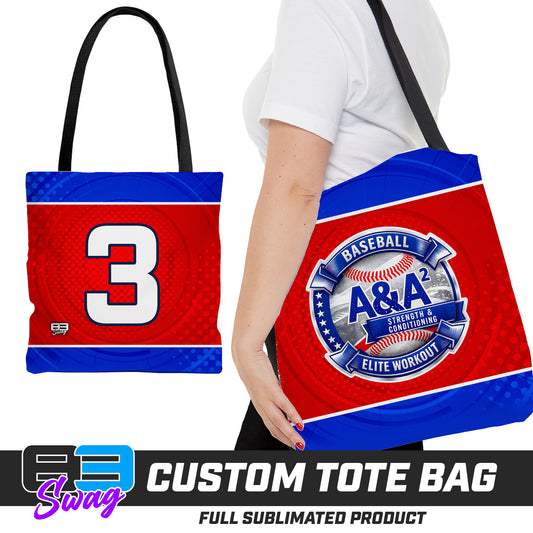 CUSTOM - Large Tote Bag - A&A Baseball Elite