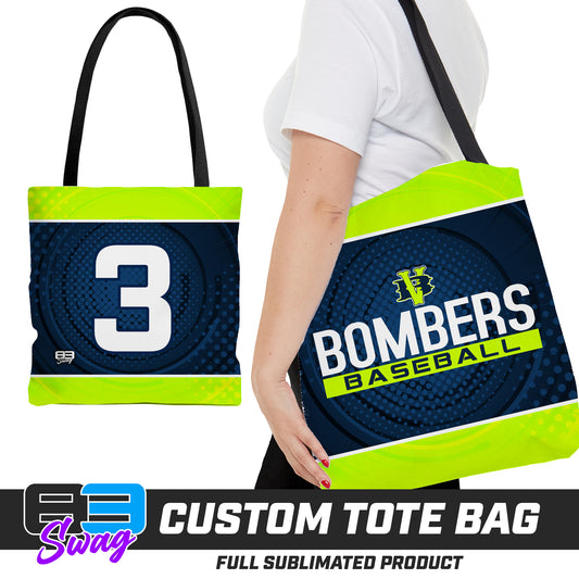 CUSTOM - Large Tote Bag - VB Bombers Baseball