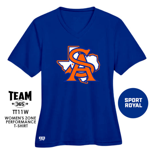 Cool & Dry Performance Women's Shirt - MULTIPLE COLORS AVAILABLE - San Angelo Central Football V1