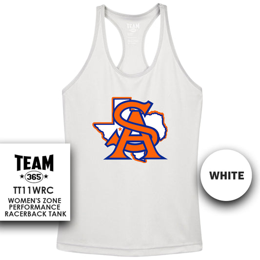 Performance Women’s Racerback T - MULTIPLE COLORS AVAILABLE - San Angelo Central Football V1