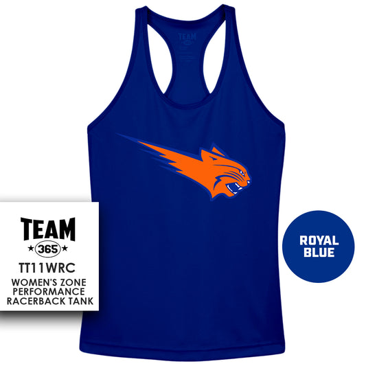 Performance Women’s Racerback T - MULTIPLE COLORS AVAILABLE - San Angelo Central Football V2
