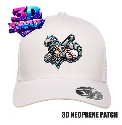 KNIGHTS BASEBALL - 3D PATCH TEAM HATS - Flexfit 110M Mesh Hat
