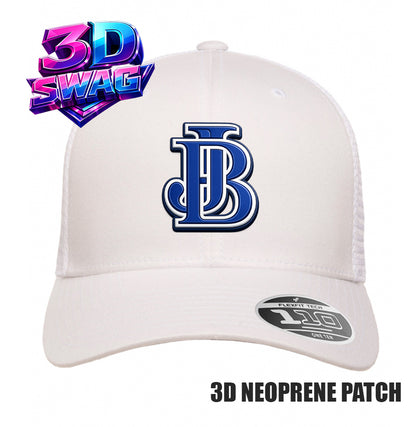 JAX BEACH - 3D PATCH TEAM HATS - Flexfit 110M Mesh Hat