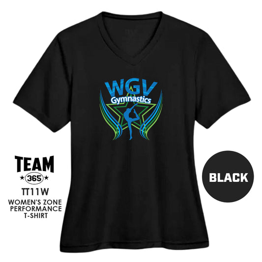 WGV Gymnastics - Cool & Dry Performance Women's Shirt - MULTIPLE COLORS AVAILABLE
