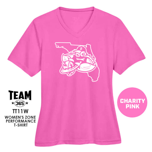 FCA BlueClaws 2024 Edition - CHARITY PINK - Cool & Dry Performance Women's Shirt