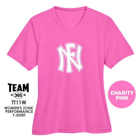 North Florida Tribe - LOGO 2 - CHARITY PINK - Cool & Dry Performance Women's Shirt