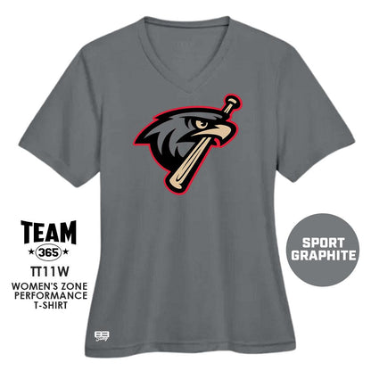 MSA Redtails Baseball - Cool & Dry Performance Women's Shirt - MULTIPLE COLORS AVAILABLE - 83Swag