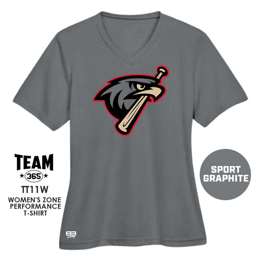 MSA Redtails Baseball - Cool & Dry Performance Women's Shirt - MULTIPLE COLORS AVAILABLE