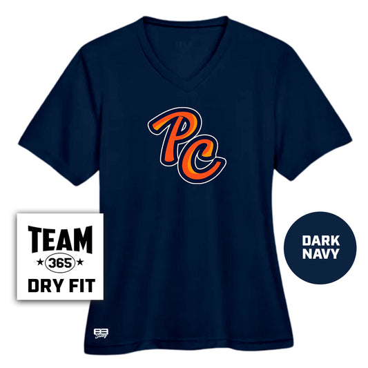 Performance Women's Shirt - Peach Clobbers Baseball V2